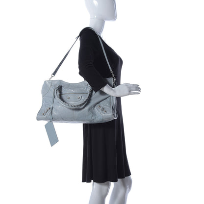 Balenciaga Agneau Giant 12 Silver Hardware Part Time Bleu Opaline 2 of 11