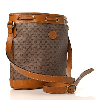 Gucci X DISNEY Mini Vintage GG Supreme Monogram Bucket Bag Beige Vintage Sun Oil 3 of 9