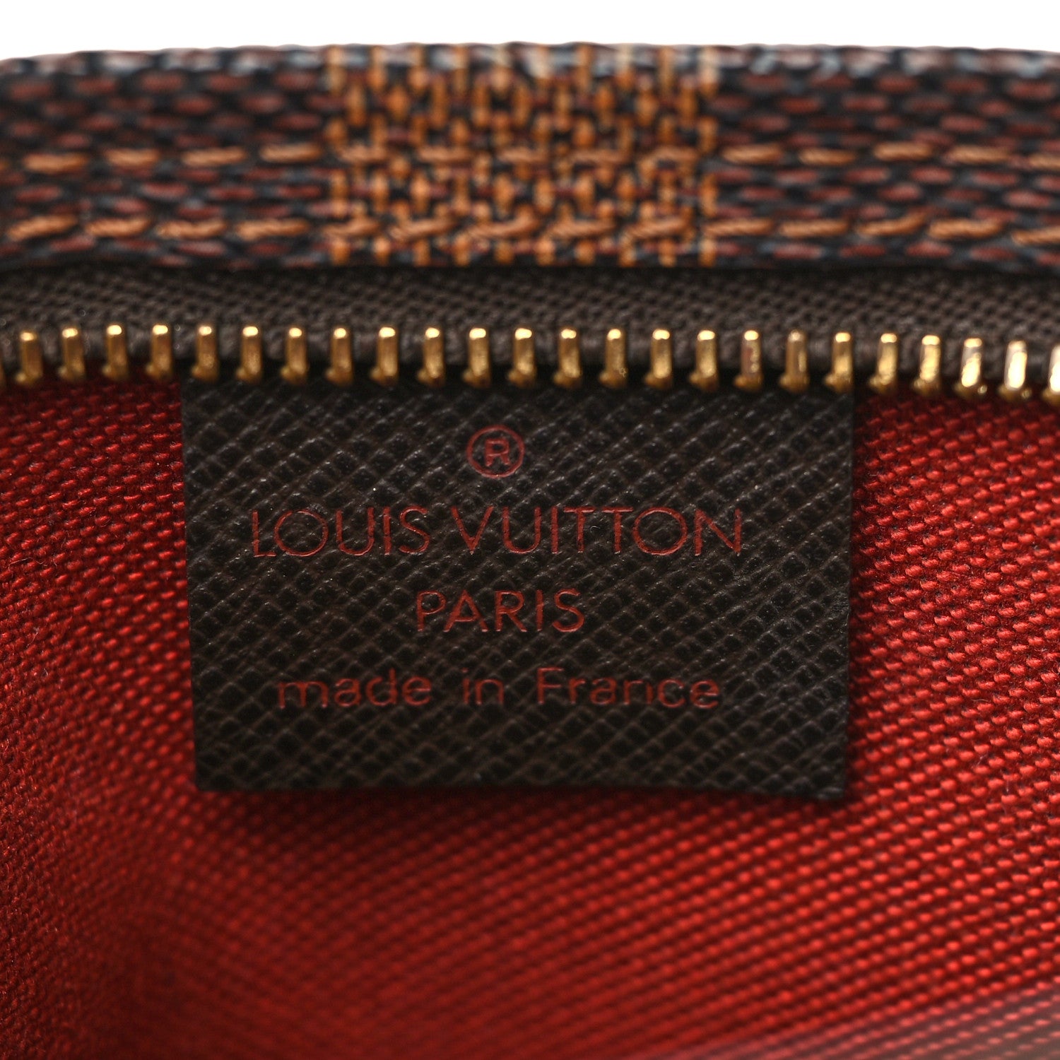 Louis Vuitton Damier Ebene Trousse Make Up Bag Pochette 6 of 7