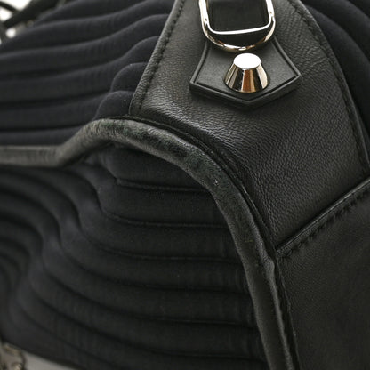 Balenciaga Ribbed Neoprene Classic Silver Hardware City Black 8 of 8