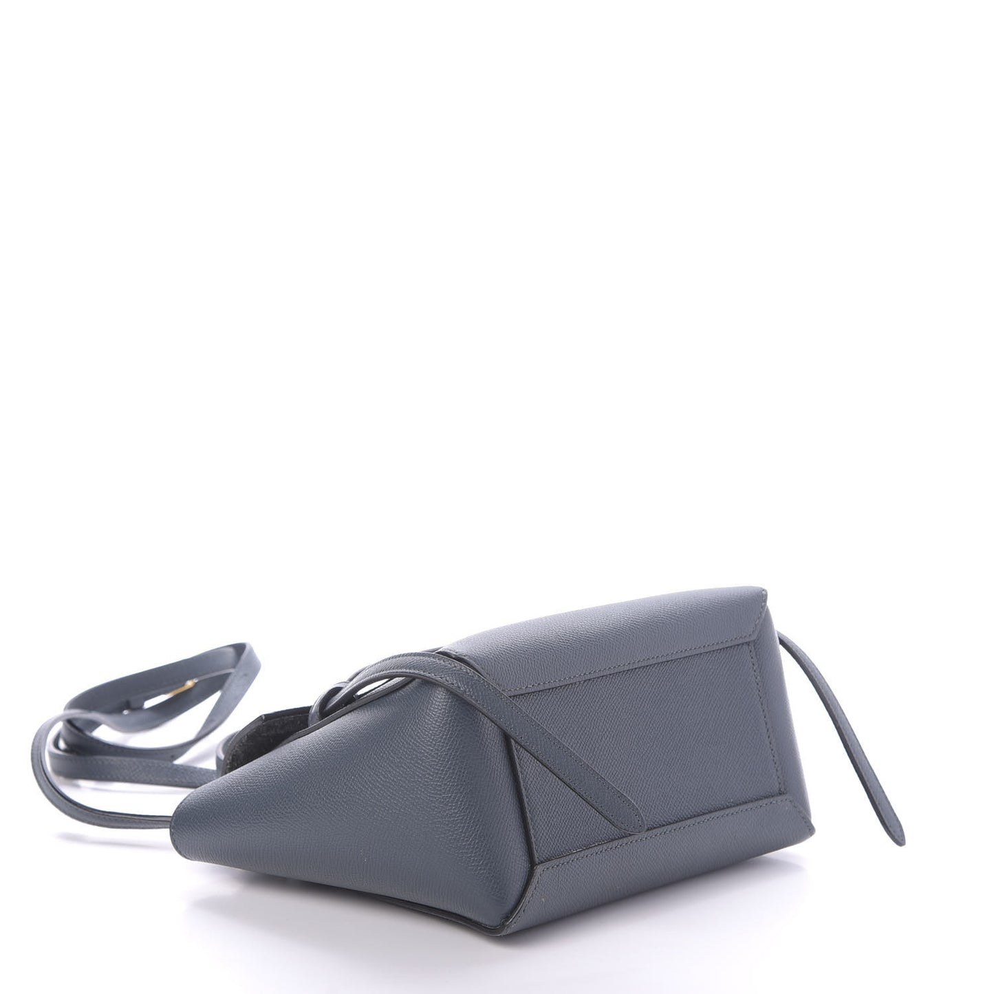 Grained Calfskin Nano Belt Bag Slate