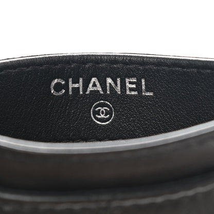 Chanel Aged Calfskin Quilted Reissue Card Holder So Black 6 of 9