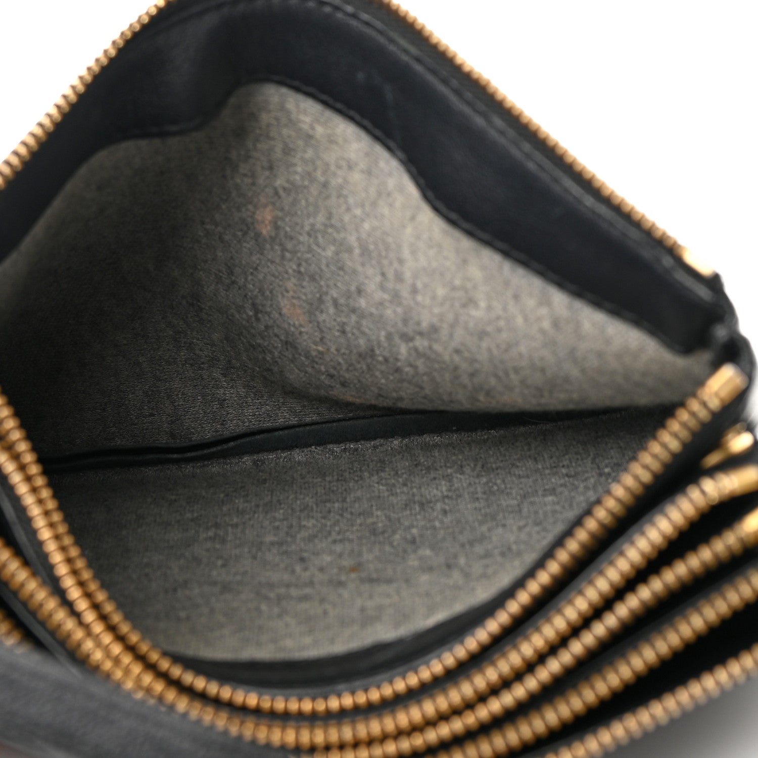 Celine Lambskin Small Trio Crossbody Bag Black 5 of 16