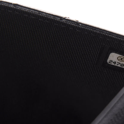 Chanel Lambskin Quilted Wallet On Chain WOC Black 10 of 12