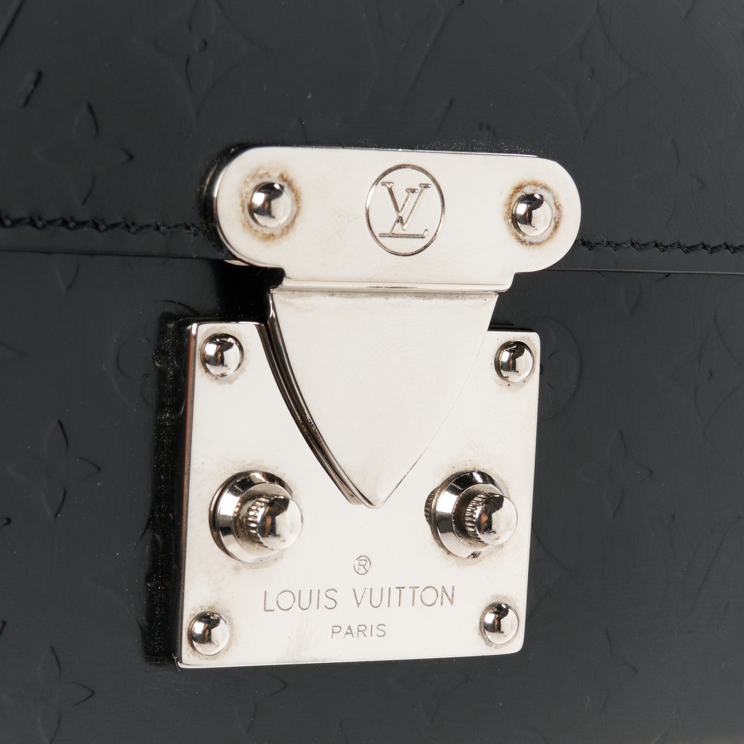Louis Vuitton Monogram Glace Anouchka Pochette MM Black 11 of 15