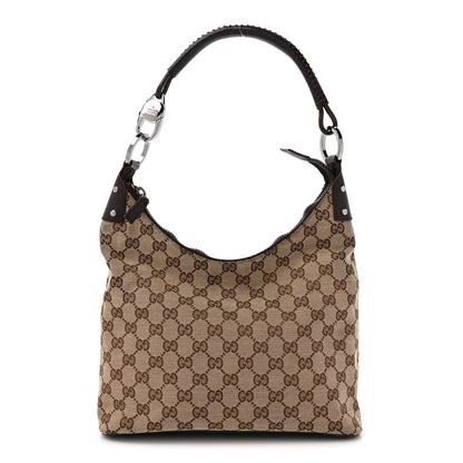 Gucci Monogram Shoulder Bag Dark Brown 1 of 11