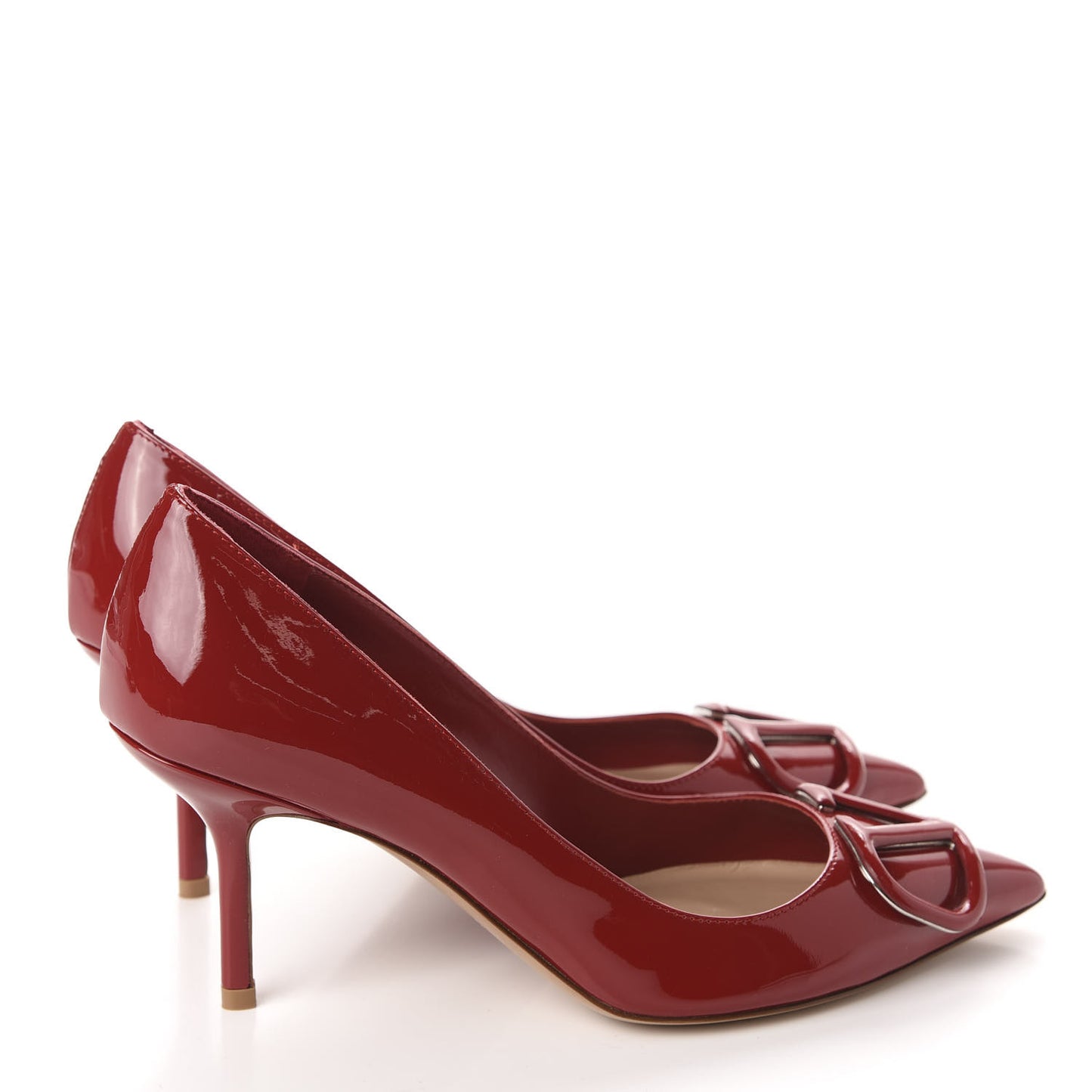 Patent Vlogo Signature 80mm Pumps 37.5 Red