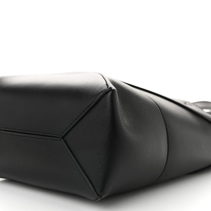 Loewe Shiny Calfskin Mini Puzzle Fold Tote Black 10 of 10