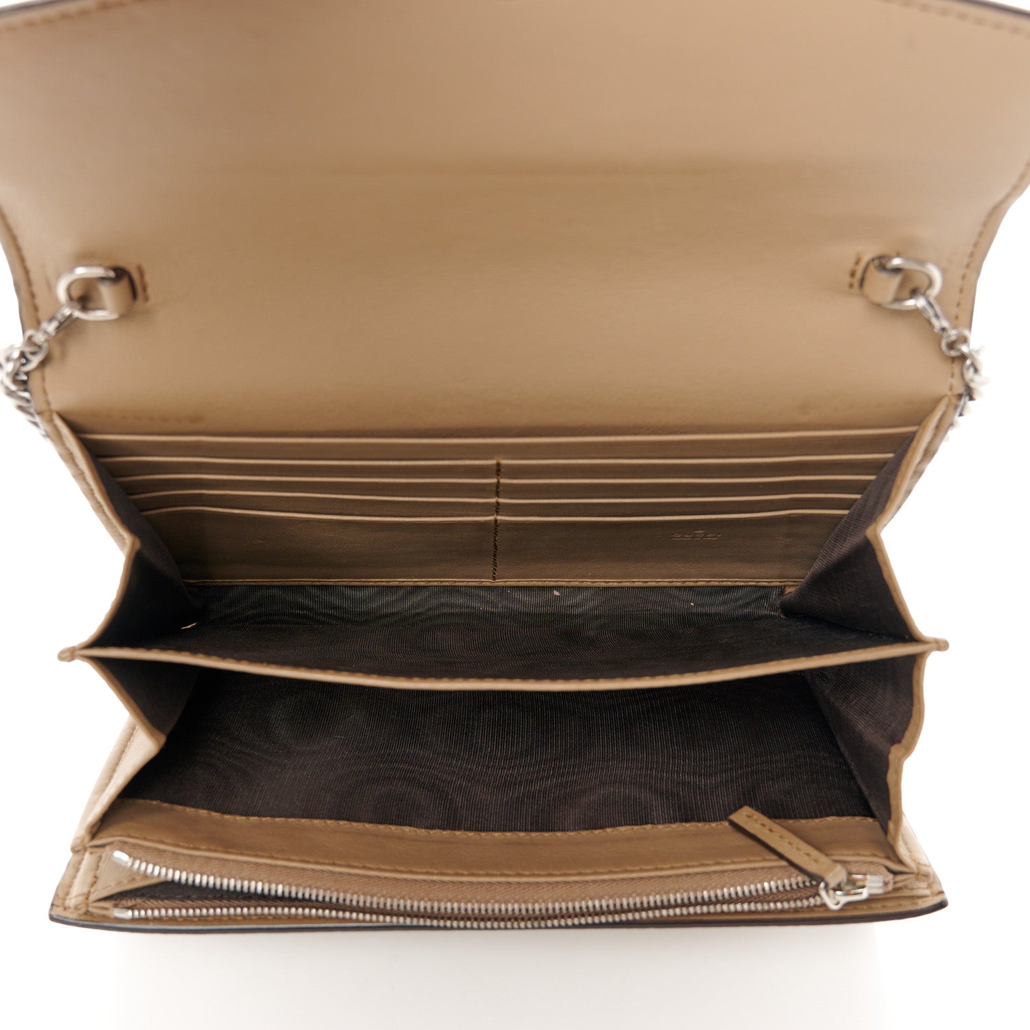 Gucci GG Supreme Monogram Mini Dionysus Chain Wallet Beige Taupe 5 of 10