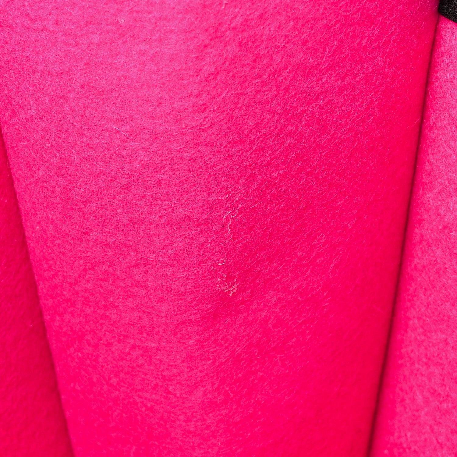 Saint Laurent Wool Rive Gauche Tote Fuchsia 12 of 12