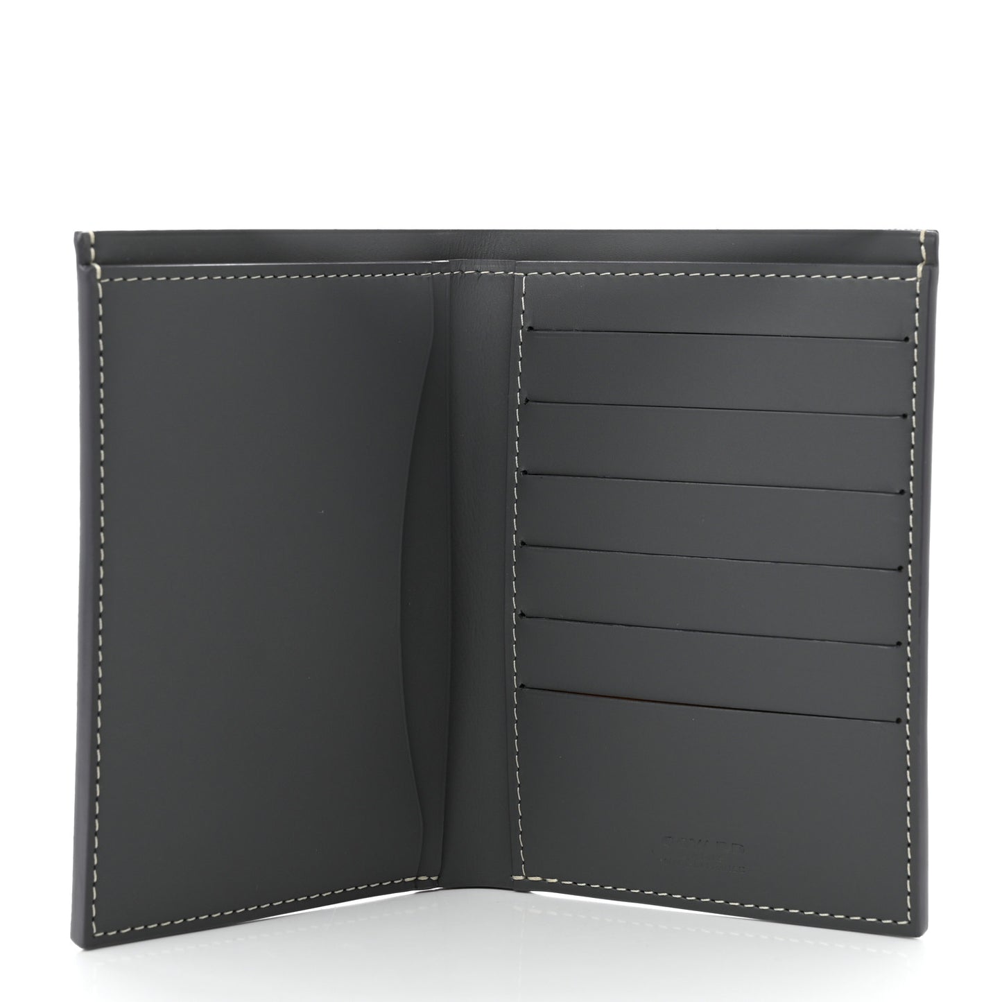 Goyardine Passport Wallet Grey