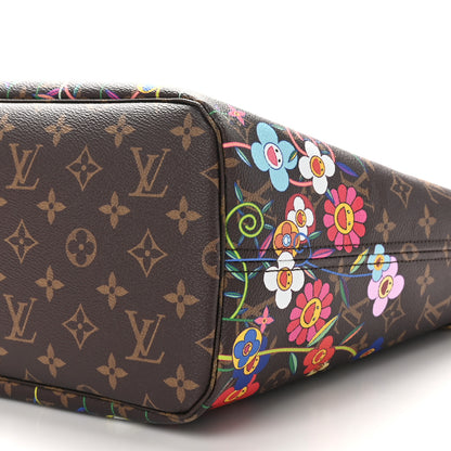 Louis Vuitton LV X TM Monogram Flowers Neverfull MM 9 of 10