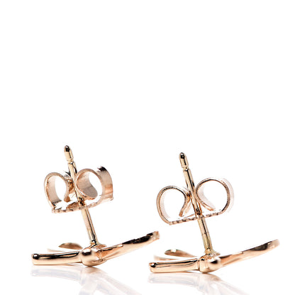Tiffany 18K Yellow Gold Bow Earrings 3 of 4