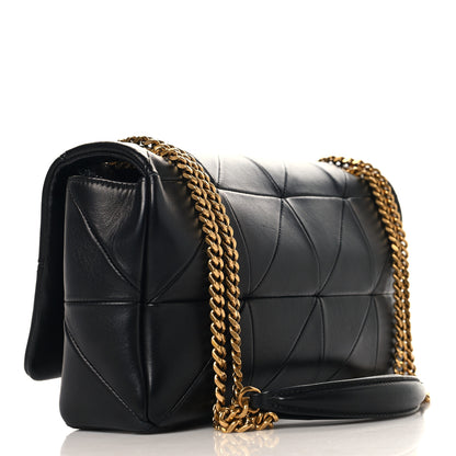 Saint Laurent Lambskin Patchwork Monogram Medium Jamie Black 3 of 11