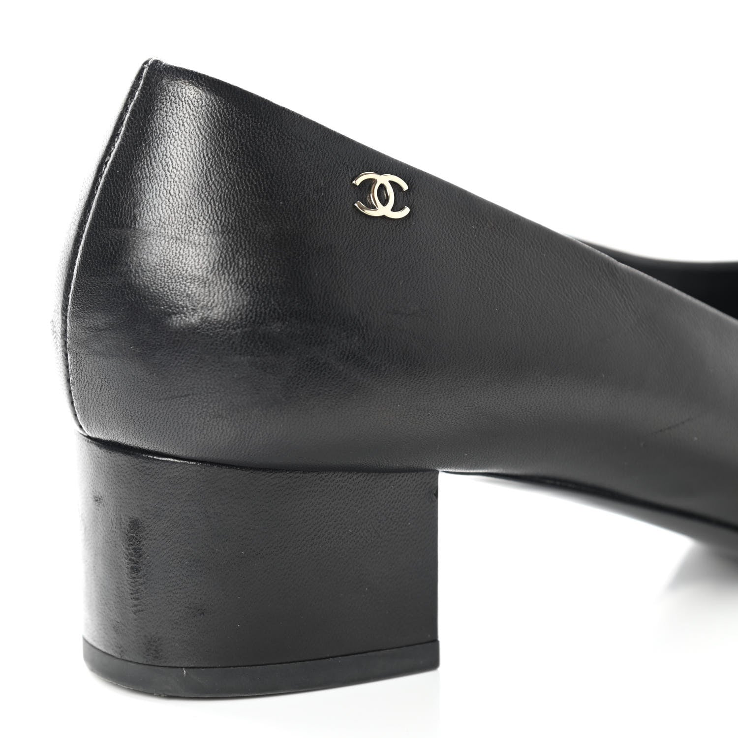 Chanel Lambskin Pearl Camellia Cap Toe Pumps 41 Black 14 of 14