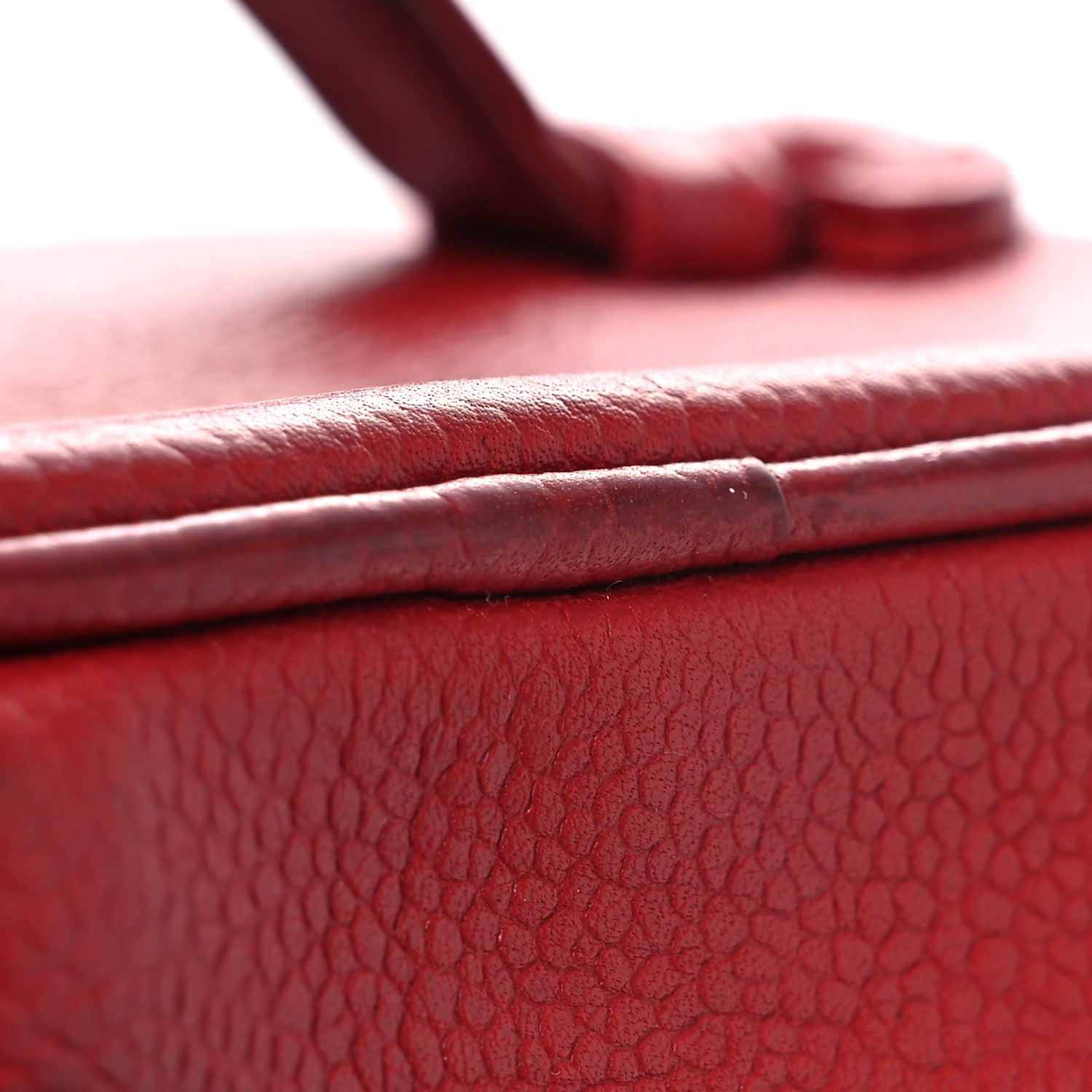 Chanel Caviar Vanity Cosmetic Case Red 16 of 16
