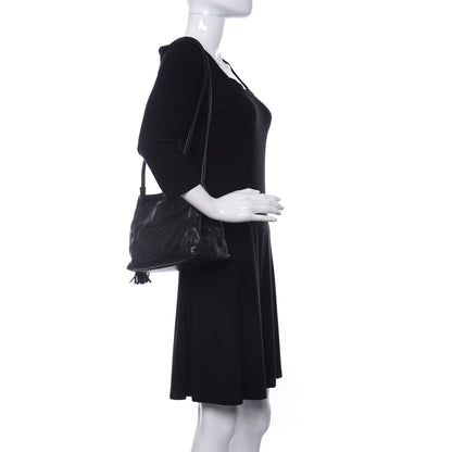 Chanel Lambskin CC Tassel Shoulder Bag Black 2 of 10