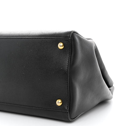 Fendi Vitello Elite Regular 2Jours Tote Black 10 of 14