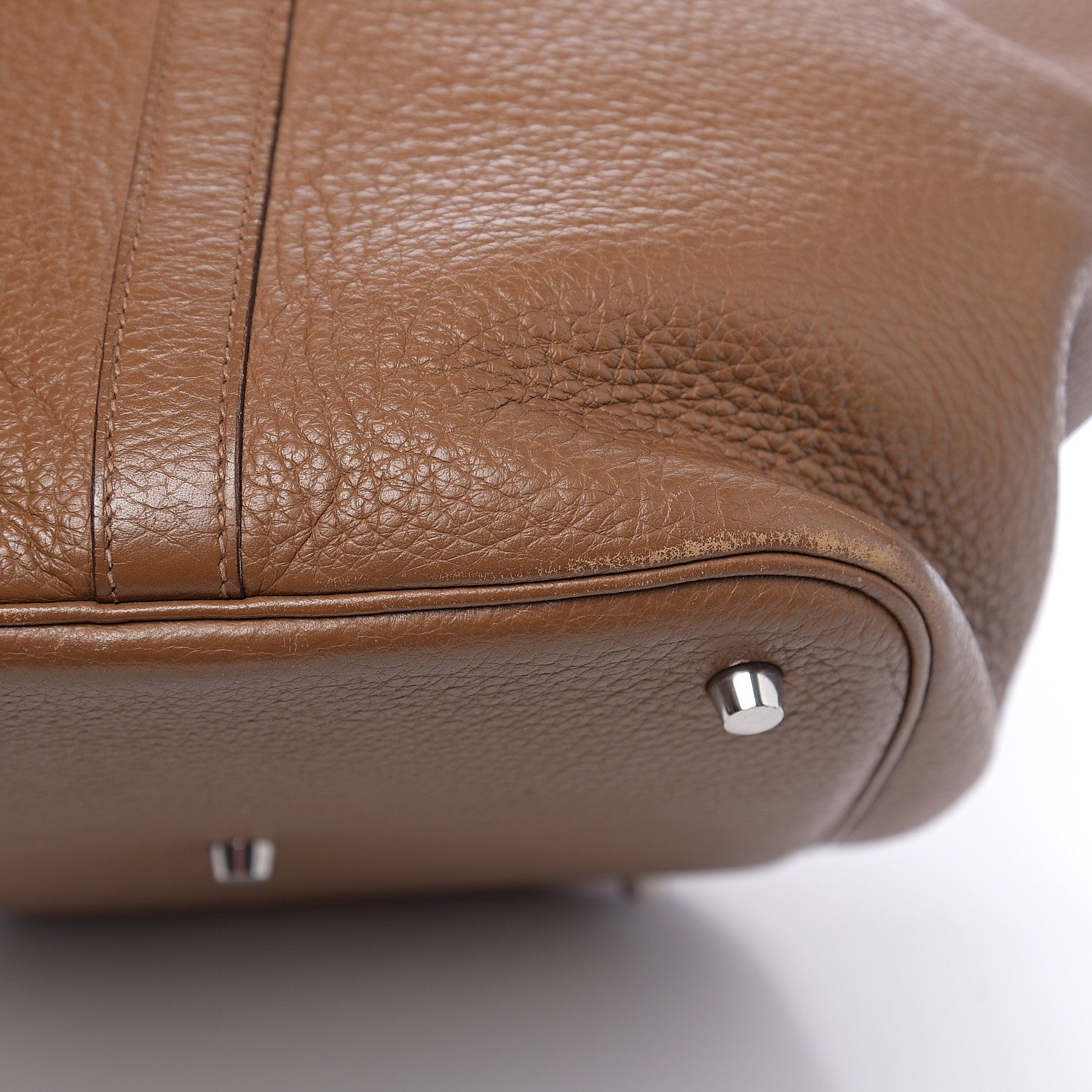 Hermes Taurillon Clemence Picotin Lock 26 GM Alezan 13 of 14
