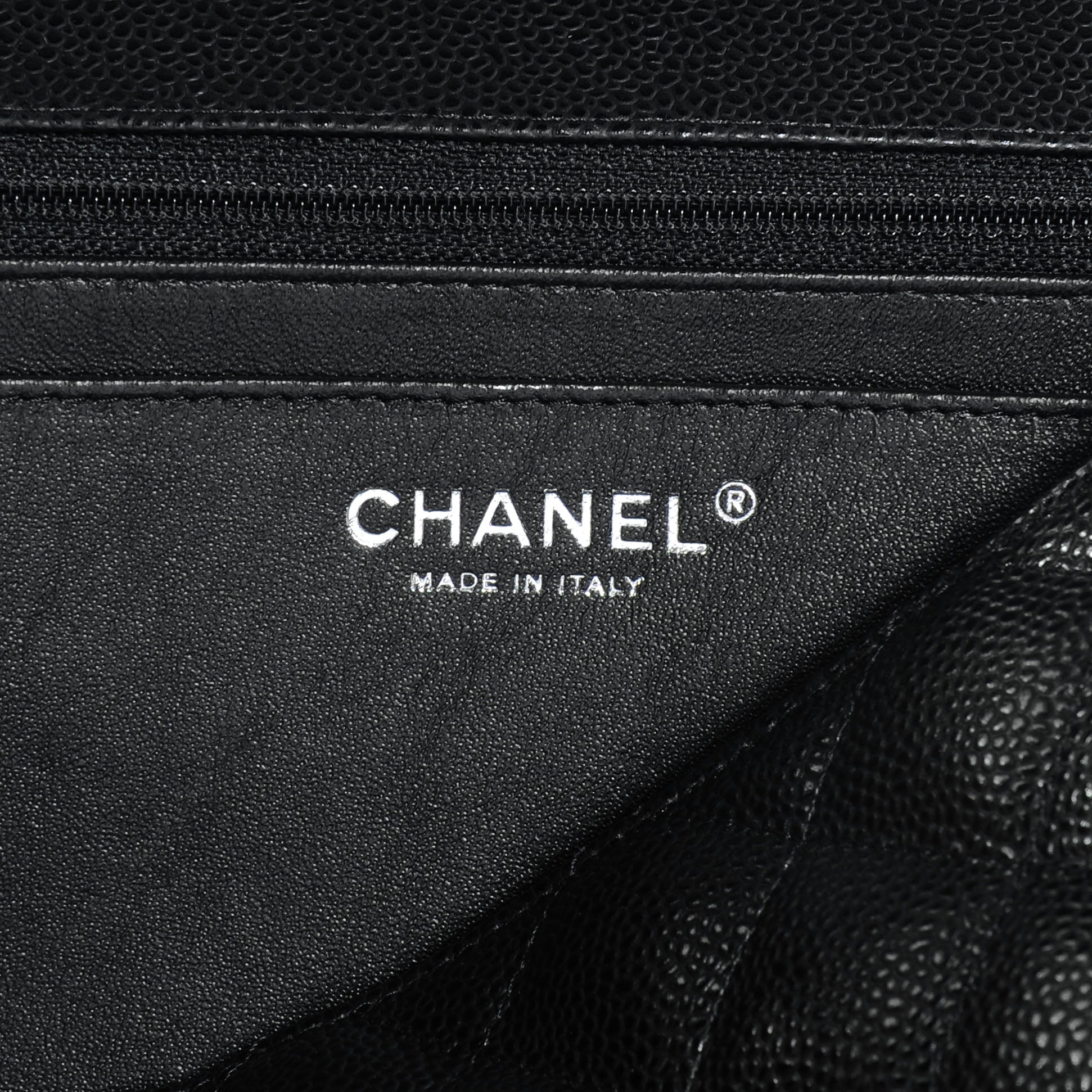 Chanel Caviar Maxi Single Flap Black 6 of 8
