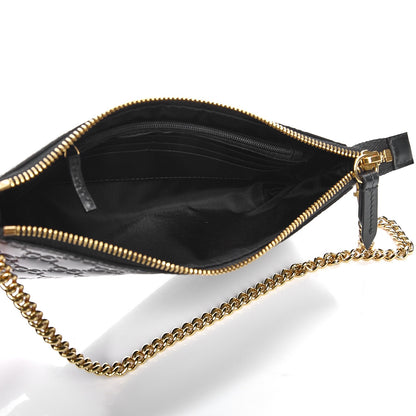 Gucci Guccissima Signature Wrist Wallet Black 5 of 7