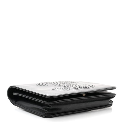 Chanel Patent Strass Wallet On Chain WOC Black 4 of 13