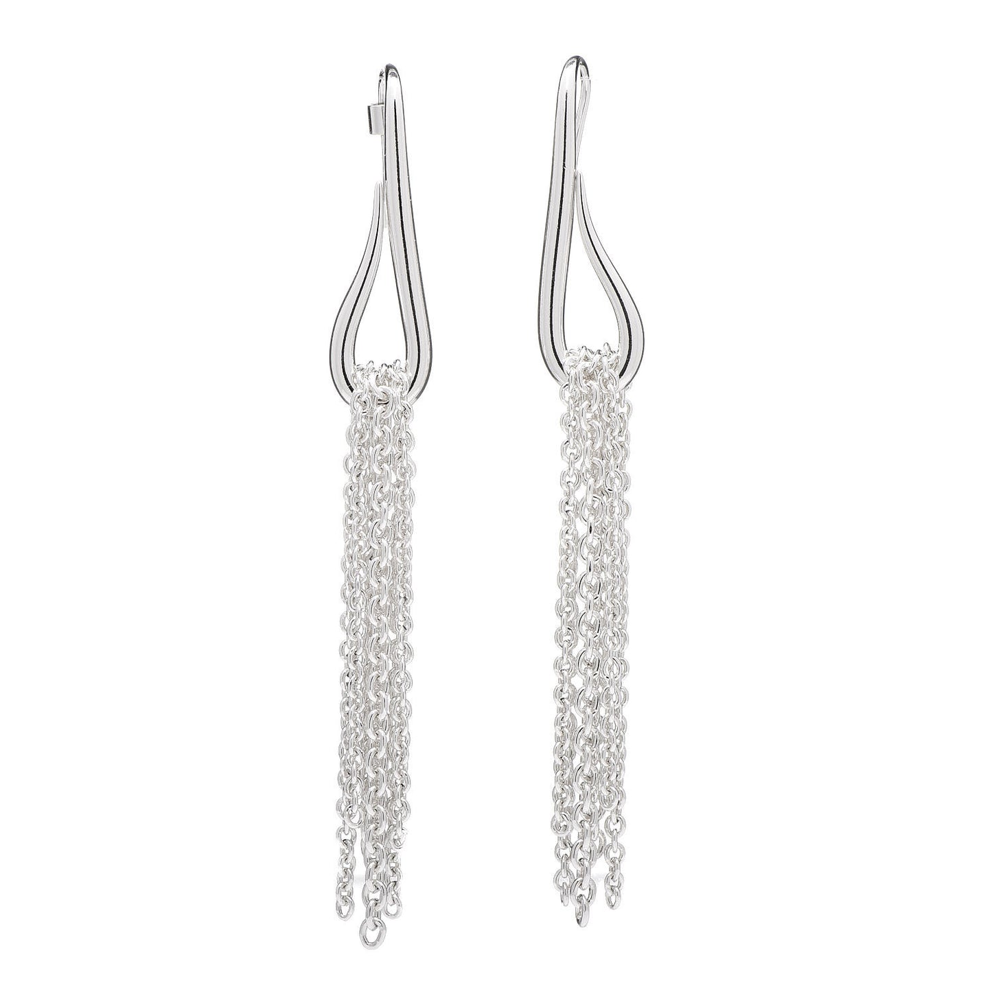 Sterling Silver Licol Chaine D'Ancre Drop Earrings
