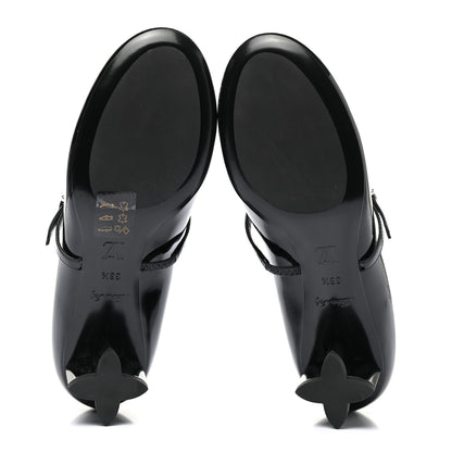 Louis Vuitton Patent Uniformes Silhouette 40mm Pumps 36.5 Black 10 of 15