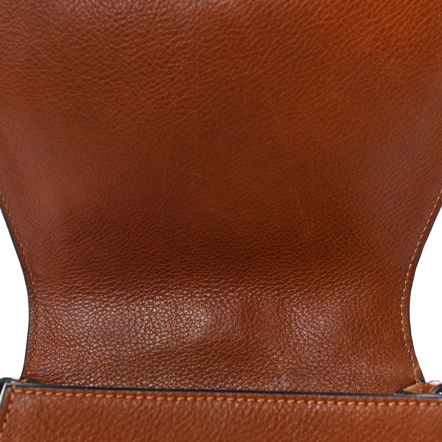 Calfskin Suede Small Nile Bracelet Bag Caramel