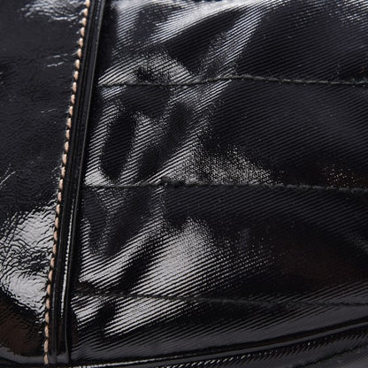Gucci Patent Calfskin Medium Snow Glam Hobo Black 10 of 10