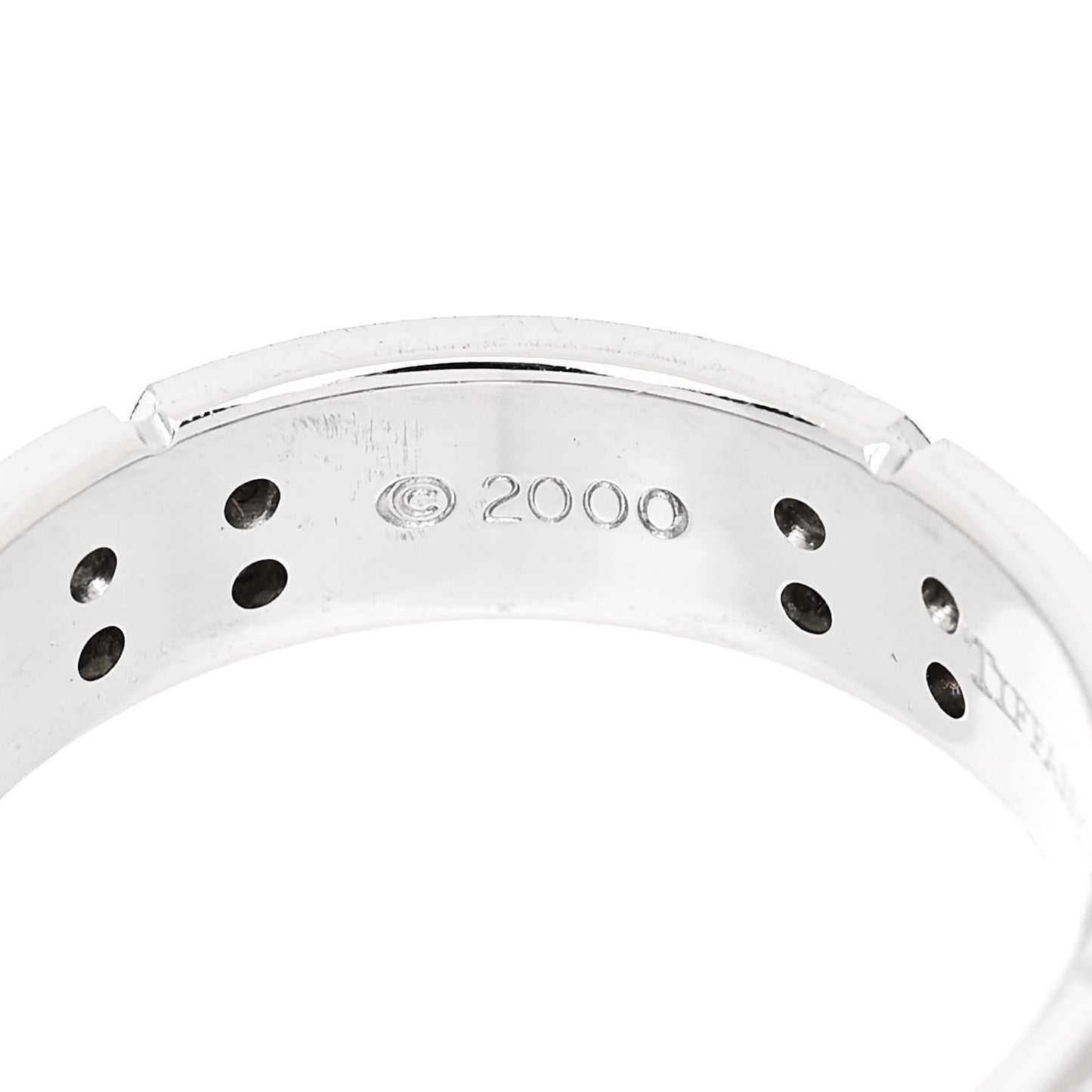 18K White Gold Diamond Streamerica Ring 49 5