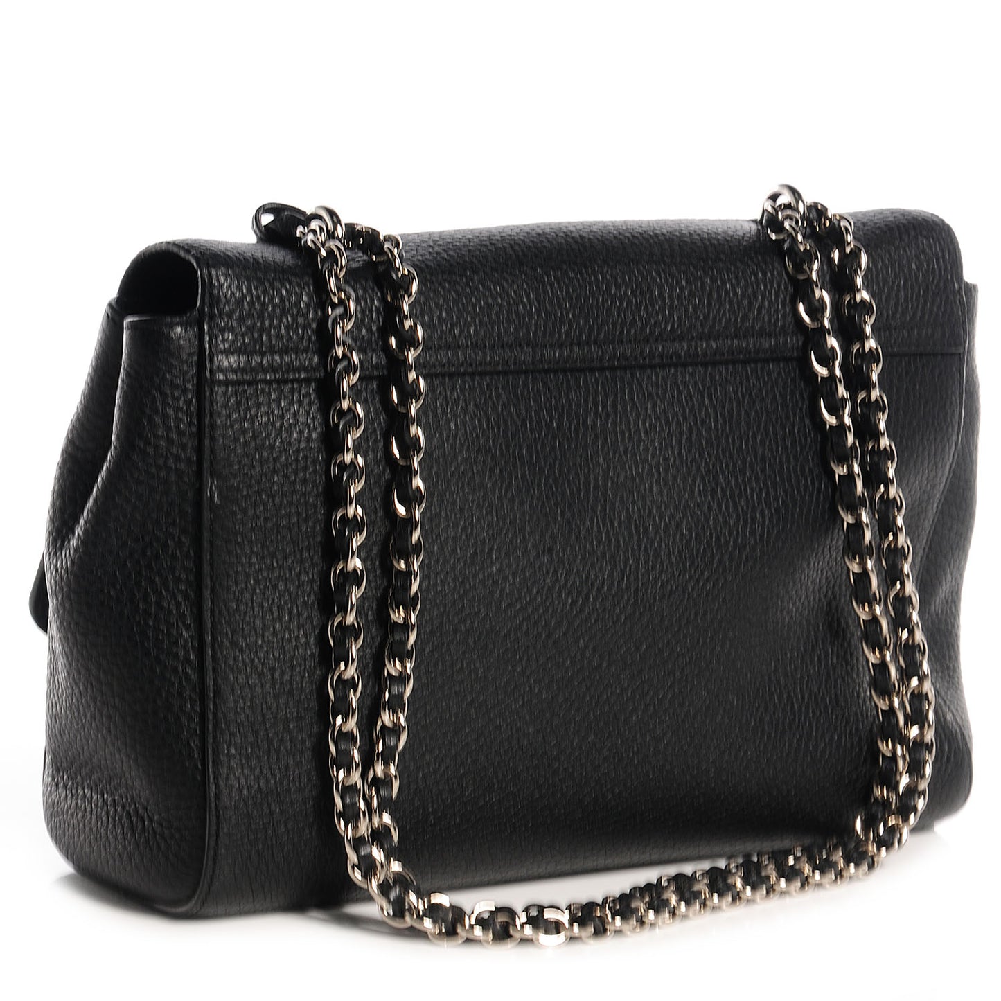 Soft Grain Leather Medium Lily Black