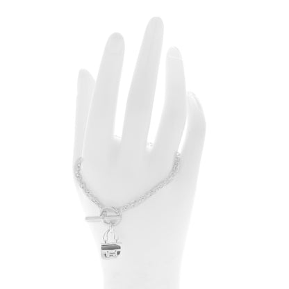 Hermes Sterling Silver Amulettes Constance Bracelet 2 of 6