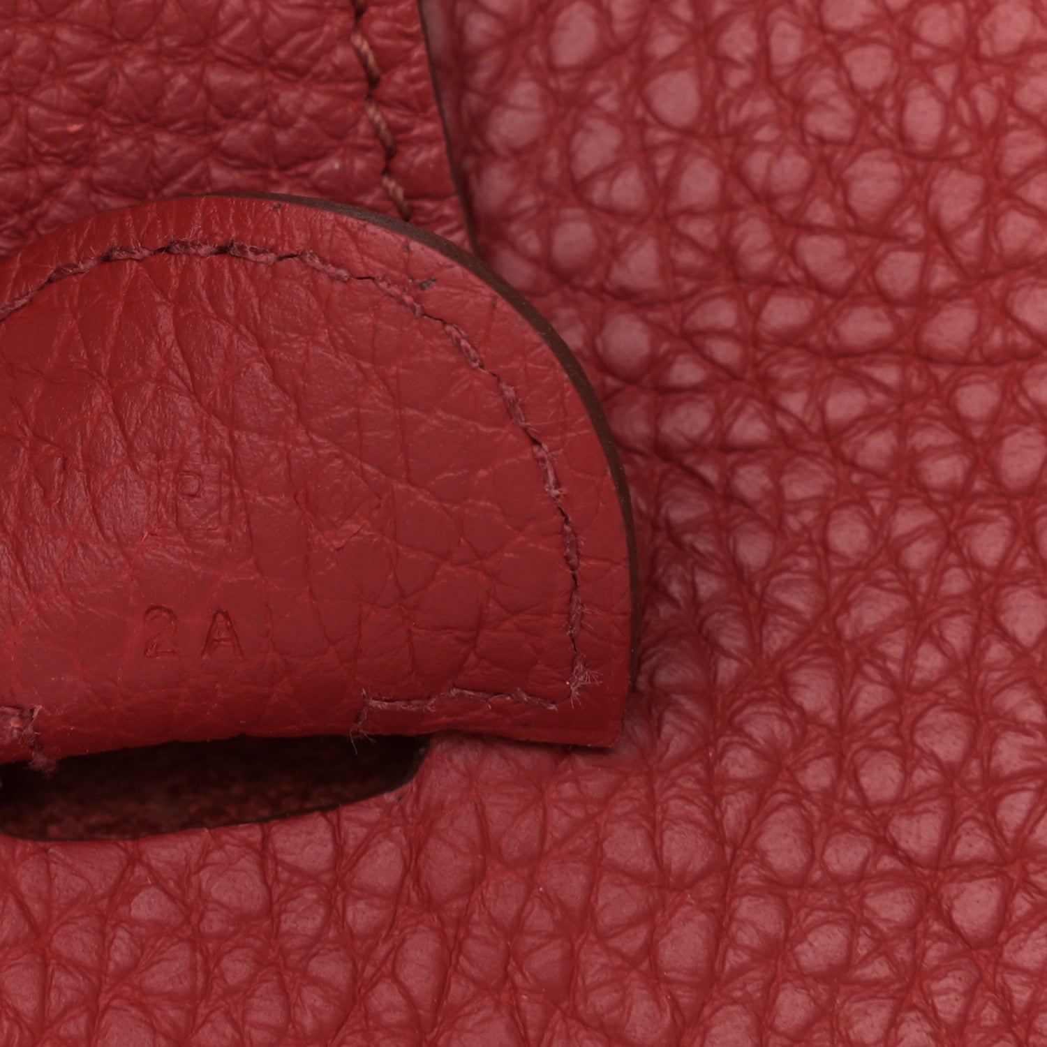 Hermes Taurillon Clemence Evelyne III GM Rubis 6 of 14