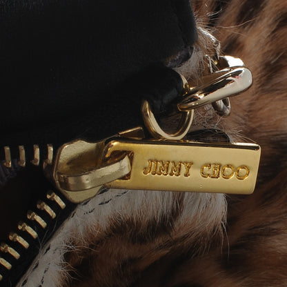 Jimmy Choo Pony Fur Wildcat Print Carolina Clutch Bag 7 of 7