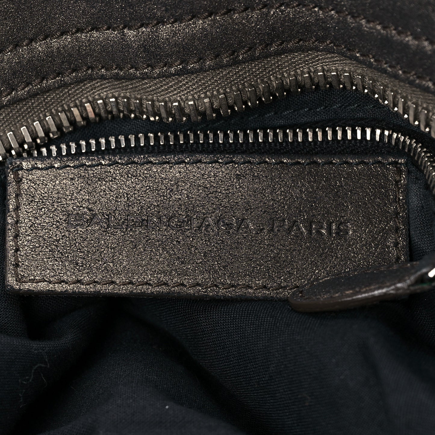 Craquele Calfskin Giant 21 Silver Hardware City Bronze