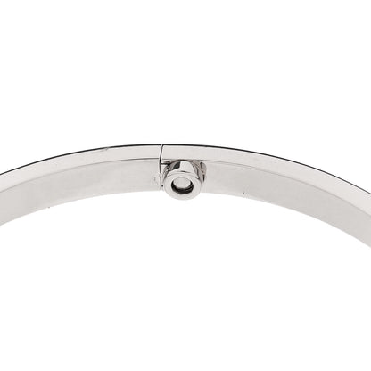 Cartier 18K White Gold Small LOVE Bracelet 17 7 of 8