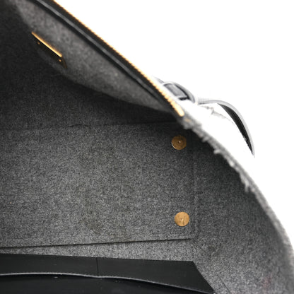 Celine Felt Smooth Calfskin Mini Belt Bag Grey Black 5 of 12