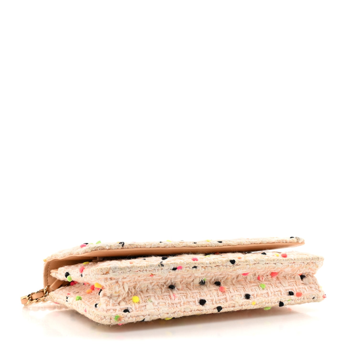 Candy Cotton Tweed & Beach Ball Wallet On Chain WOC Multicolor