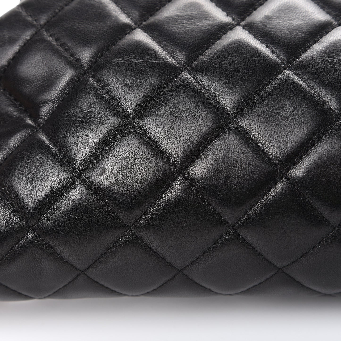Lambskin Quilted Timeless Clutch Black