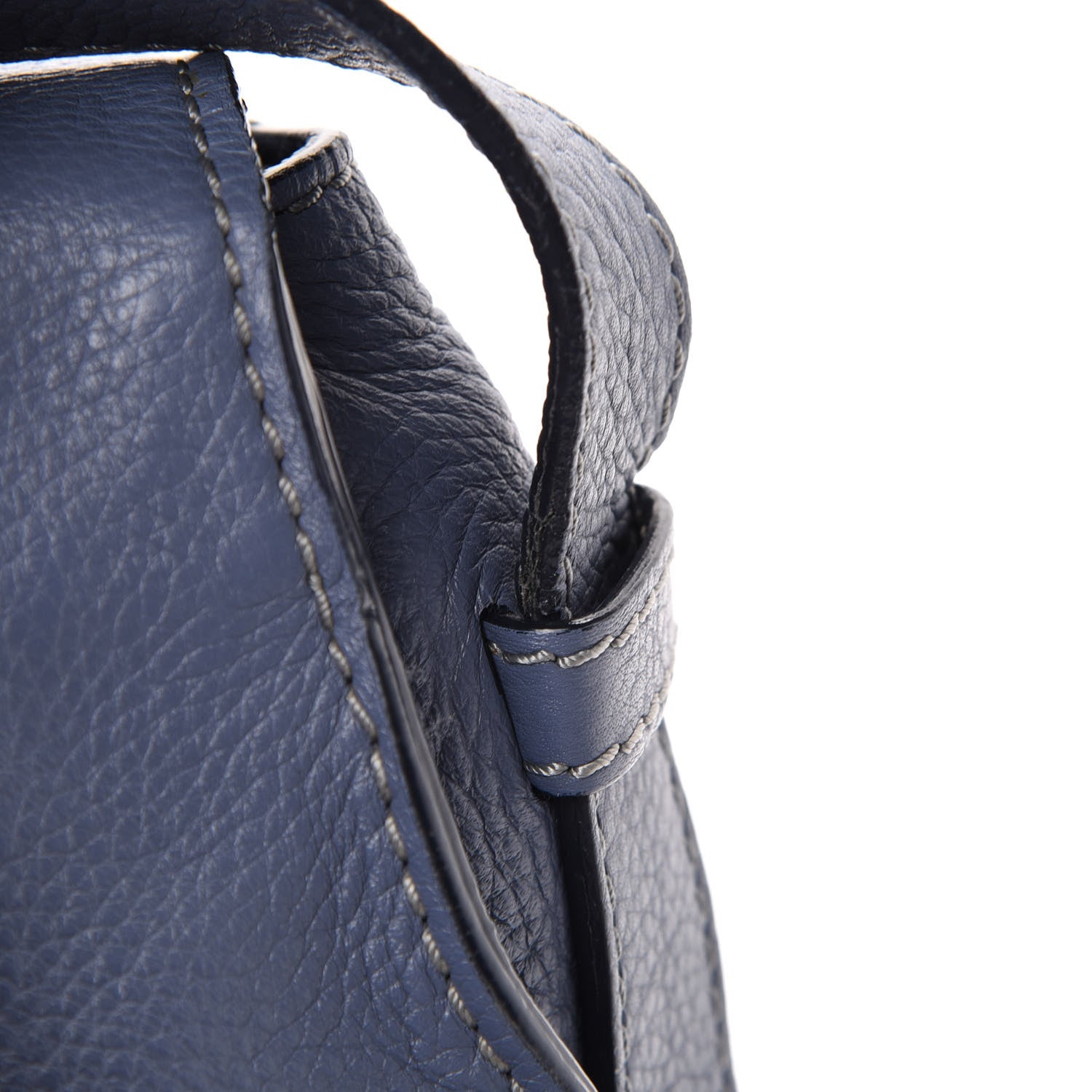 Chloe Calfskin Medium Marcie Round Crossbody Bag Street Blue 14 of 14
