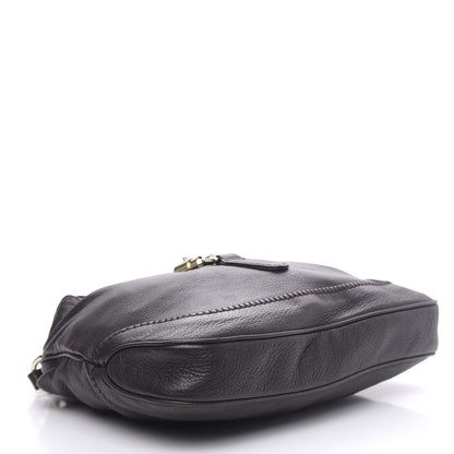 Gucci Calfskin Medium New Jackie Shoulder Bag Dark Brown 5 of 10