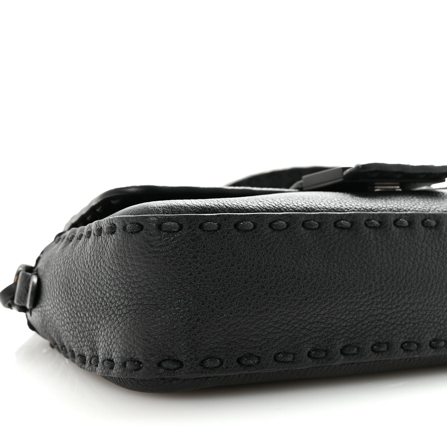 Cuoio Romano Selleria Baguette Black