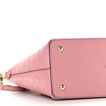 Gucci Guccissima Signature Linea A Foldover Tote Rose Baby Candy 8 of 11