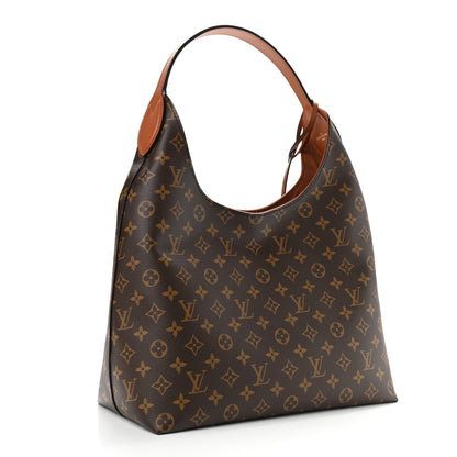 Louis Vuitton Monogram Flower Hobo Caramel 3 of 10