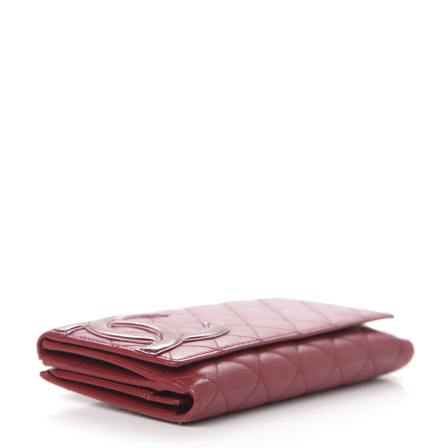 Chanel Calfskin Quilted Cambon Long Double Wallet Red 7 of 28