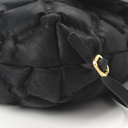 Chanel Iridescent Calfskin Quilted Chesterfield Backpack Black 6 of 9