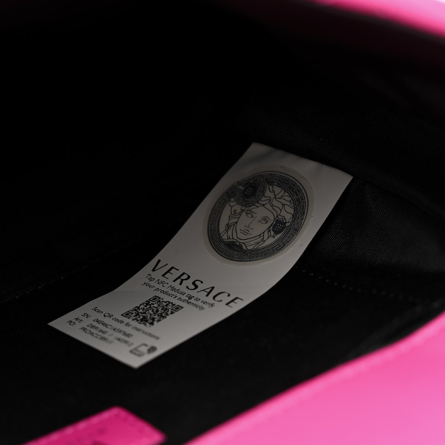 Versace Nappa Quilted Medusa Chain Crossbody Pink 7 of 12