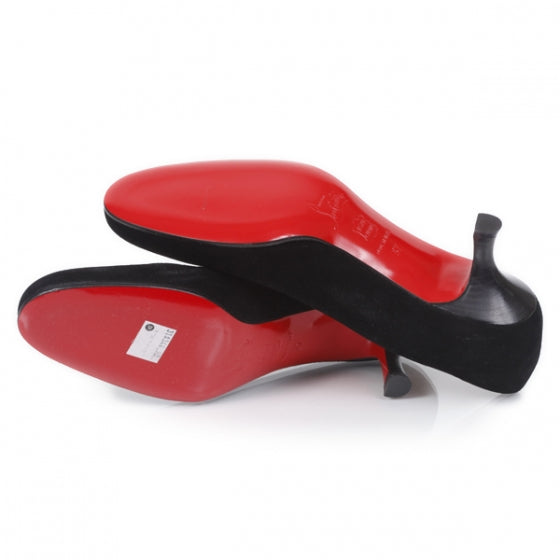 Christian Louboutin Velvet Simple 45 Pumps 37 Black 4 of 8