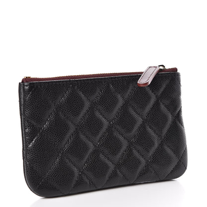 Chanel Caviar Quilted Small Cosmetic Case Black 3 of 8